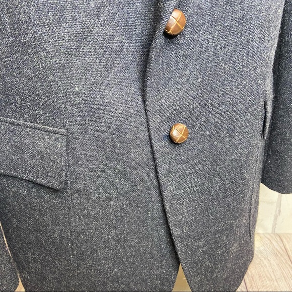 Nordstrom Vintage Broadmoor & Pike Gray Wool Blazer - Picture 2 of 10